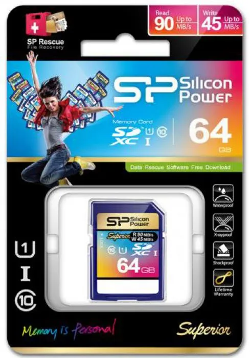 Silicon Power SP064GBSDXCU3V10