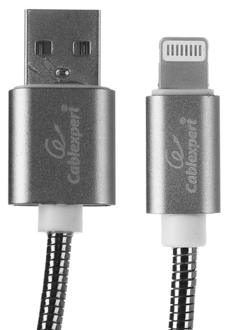 

Кабель Cablexpert CC-G-APUSB02Gy-0.5M для Apple, AM/Lightning, серия Gold, длина 0.5м, титан, блистер, CC-G-APUSB02Gy-0.5M