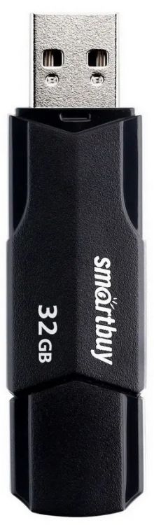 

Накопитель USB 2.0 32GB SmartBuy SB32GBCLU-K Clue, чёрный, SB32GBCLU-K