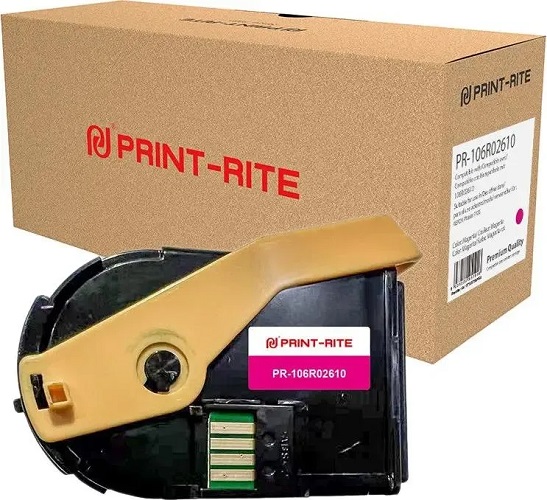 Картридж Print-Rite PR-106R02610 лазерный TFXAFXMPRA 106R02610 пурпурный набор двойная упак. (9000стр.) для Xerox Phaser 7100