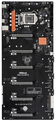 Материнская плата ASRock H510 PRO BTC+