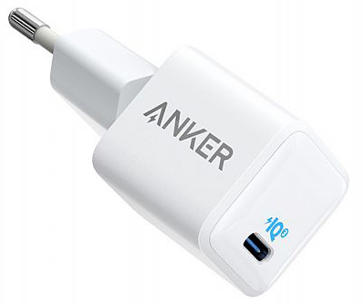 

Зарядное устройство сетевое Anker A2633G22 Nano 20W USB-C белое, A2633G22