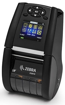 Принтер Zebra ZQ61 мобильный, DT ZQ610 2, BT4.0, Linered platen