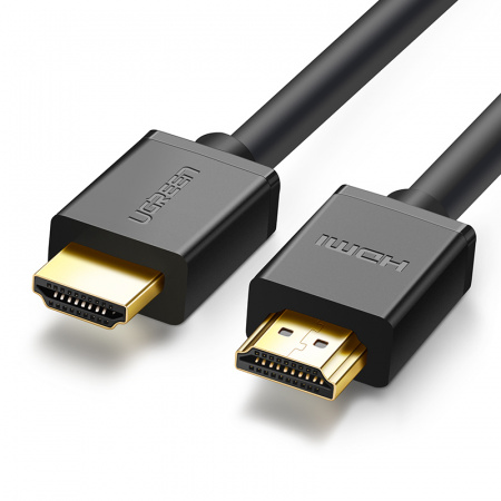 

Кабель интерфейсный UGREEN HD101 10115_ HDMI/HDMI, 1м, черно-желтый, HD101