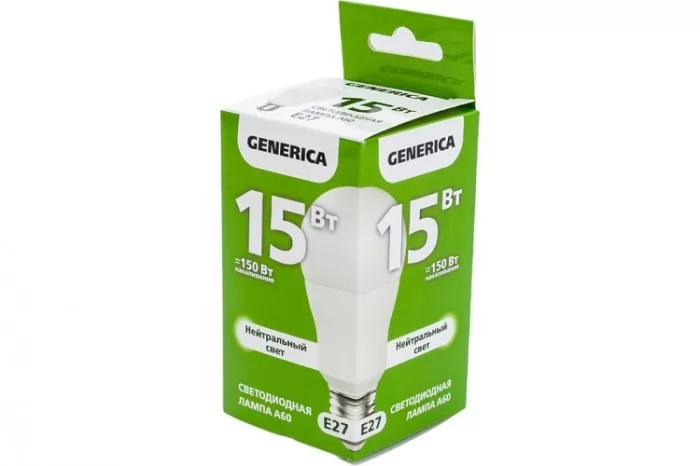 GENERICA LL-A60-15-230-40-E27-G