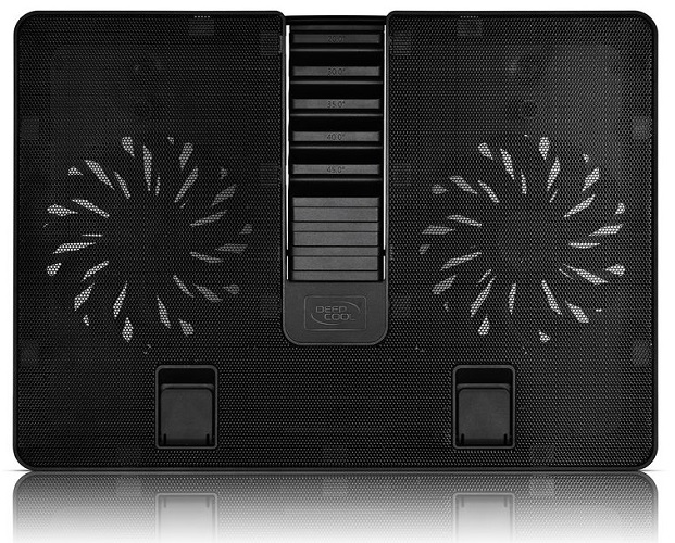 Подставка для ноутбука с охлаждением Deepcool U PAL 15.6\ 390x280x28mm 26dB 1xUSB3.0 765g Black"