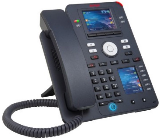

Проводной IP-телефон Avaya J159 700512394 PoE, Gigabit Ethernet, два цветных экрана, встроенная консоль, чёрный, J159