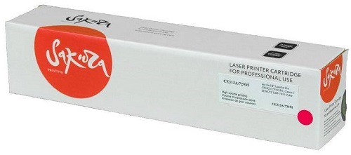 

Картридж Sakura SACE313A/729M для HP LaserJet Pro CP1025/CP1025NW, Canon i-SENSYS LBP-7010 Color пурпурный, 1000 к., SACE313A/729M
