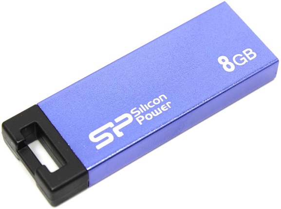 

Накопитель USB 2.0 8GB Silicon Power Touch 835 SP008GBUF2835V1B синий, Touch 835