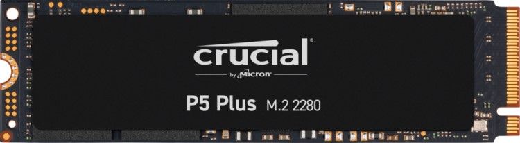 Накопитель SSD M.2 2280 Crucial CT1000P5PSSD8 P5 Plus 1TB PCIe 4.0 x4 NVMe 3D TLC 6600/5000MB/s IOPs 630K/700K MTBF 2M 600TBW