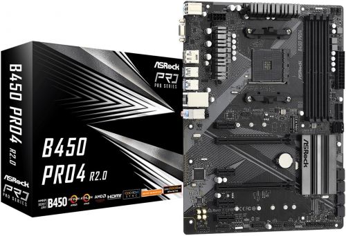 Материнская плата ATX ASRock B450 PRO4 R2.0