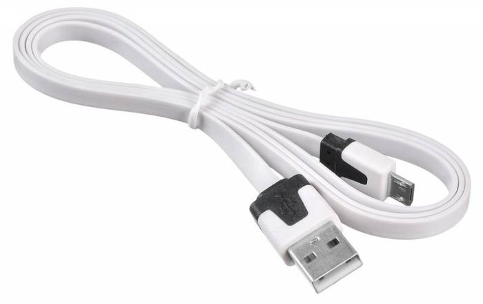 

Кабель интерфейсный USB 2.0 Buro BHP MICROUSB 1M FLAT micro USB B (m) USB A(m) 1м белый плоский 375162, BHP MICROUSB 1M FLAT