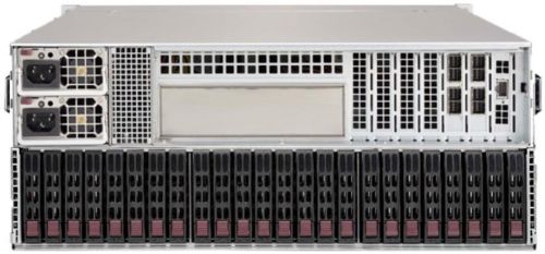 Корпус серверный 4U Supermicro CSE-417BE1C-R1K23JBOD 72 x 2.5" hot swap drives, optional 2 x 2.5" rear drives, SAS3 single expander, JBOD, 1200W Titan - фото 2