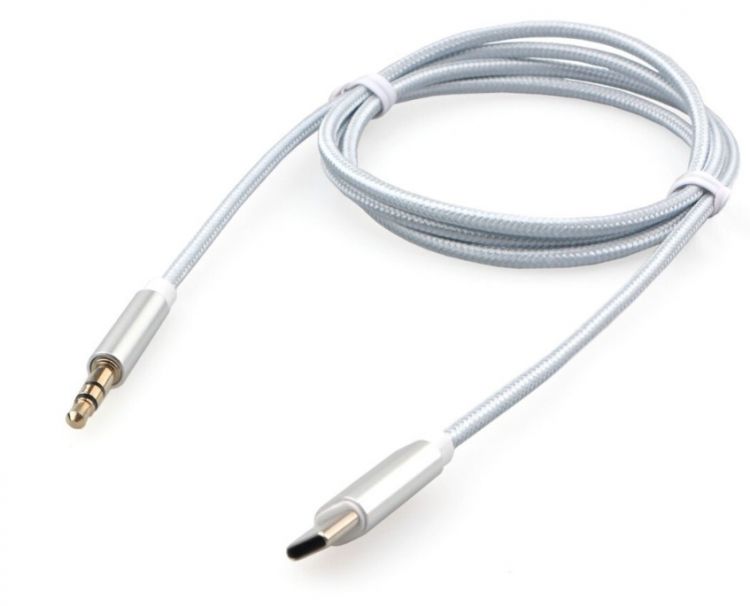 

Кабель-переходник Cablexpert CCAB-CM35M-1M-W USB Type-C/Jack3.5, Mobile, 1м, белый, коробка, CCAB-CM35M-1M-W