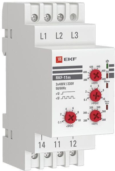 

Реле контроля фаз EKF rkf-11m, rkf-11m