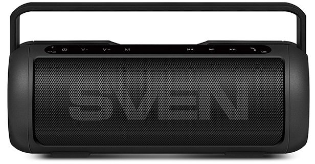 цена Портативная акустика Sven PS-250BL SV-015046 черная, 10W, USB, microSD, Bluetooth