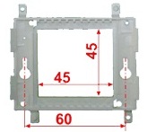 

Суппорт Lanmaster LAN-PF45x45, LAN-PF45x45