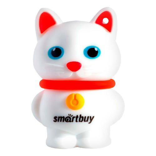 

Накопитель USB 2.0 64GB SmartBuy SB64GBCatW Wild series Котёнок белый, SB64GBCatW
