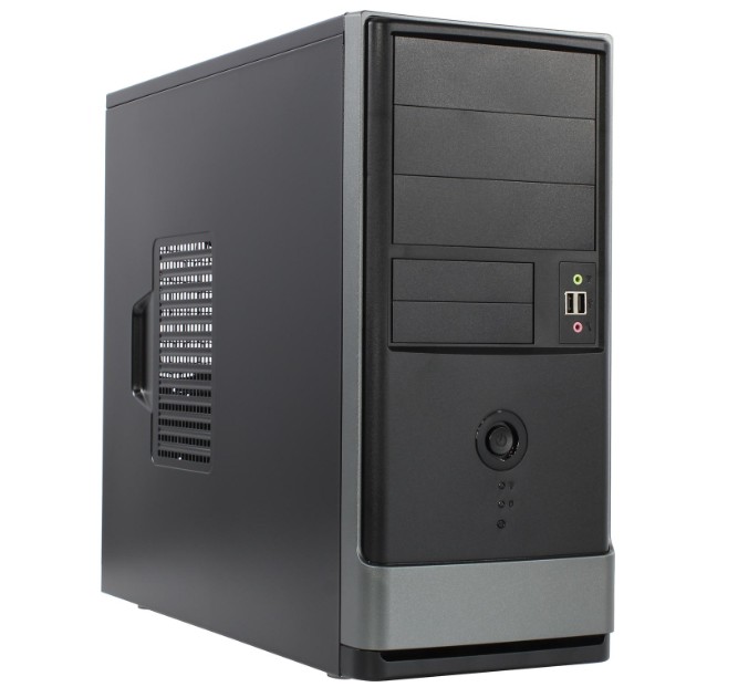 Корпус ATX InWin EAR-002 6154001 Black-Graphite, 500W, 2*USB3.0, 2*USB2.0, audio RB-S500HQ7-0