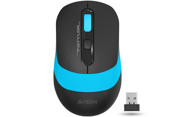 

Мышь Wireless A4Tech FG10 BLUE черно-синяя, 2000dpi, USB, FG10 BLUE