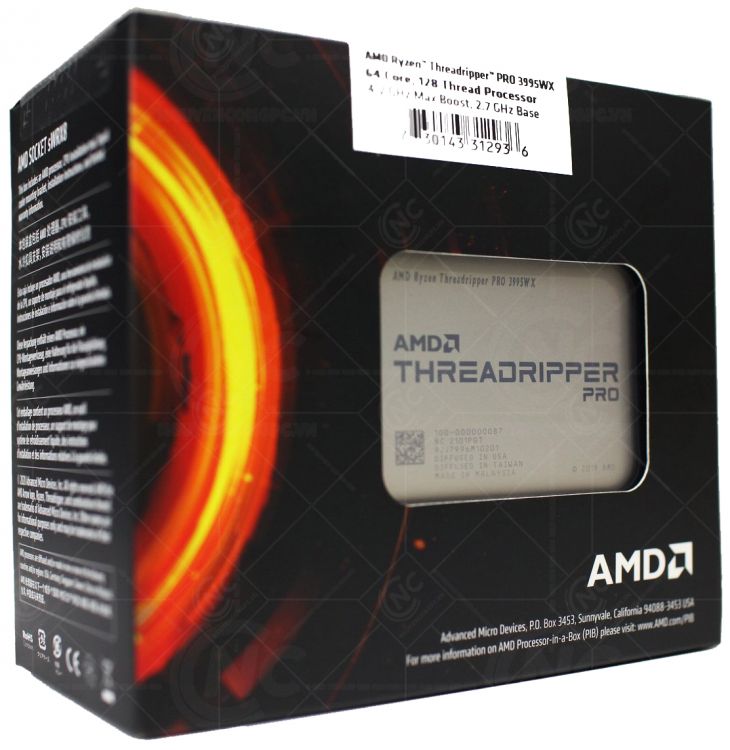 Процессор AMD Threadripper PRO 3995WX 100-000000087 Zen 2 64C/128T 2.7-4.2GHZ (sWRX8, L3 16MB, 7nm