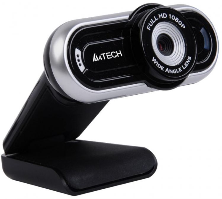 Веб-камера A4Tech PK-920H серый 2Mpix (1920x1080) USB2.0 с микрофоном (1405146) цена и фото
