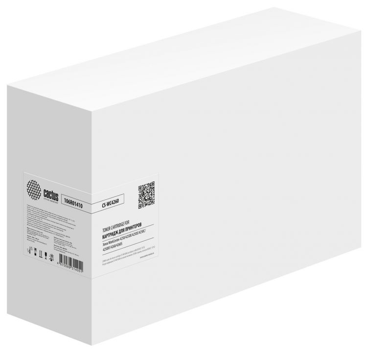 

Картридж Cactus CS-WC4260 106R01410 черный (25000стр.) для Xerox WorkCentre 4250/4250X/4250S/4250C, CS-WC4260