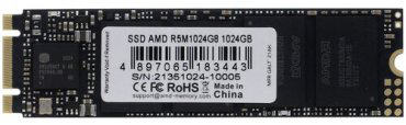 

Накопитель SSD M.2 2280 AMD R5M1024G8, R5M1024G8