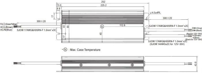 Mean Well HLG-320H-48B