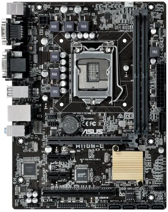 фото ASUS H110M-C