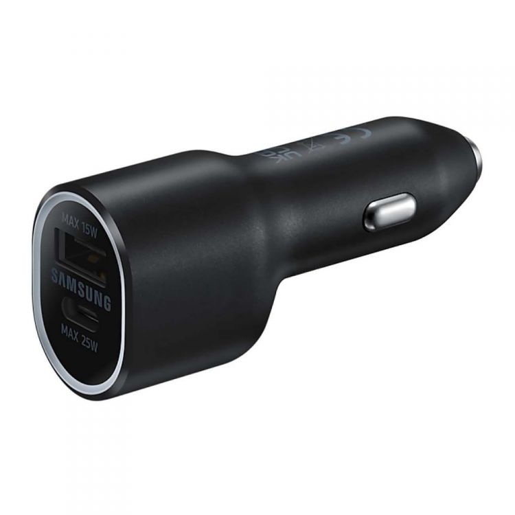 Зарядное устройство автомобильное Samsung EP-L4020 Duo, Black зарядный комплект samsung ep l4020 dual port черный