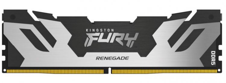 цена Модуль памяти DDR5 32GB (2*16GB) Kingston FURY KF576C38RSK2-32 Renegade Silver/Black 7600MHz CL38 1RX8 1.45V 288-pin 16Gbit