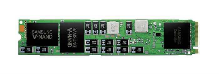 Накопитель SSD M.2 22110 Samsung MZ1LB3T8HMLA-00007 3.84TB PM983 PCI-E 3.0x4 TLC 3000/1400MB/s IOPS 480K/42K MTBF 2M 1.3DWPD