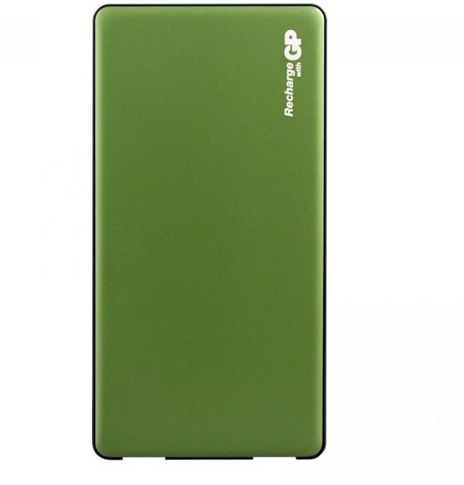 

Аккумулятор внешний универсальный GP MP05 Li-Pol 5000mAh 2.1A+2.1A зеленый 2xUSB, MP05