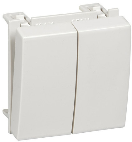 

Выключатель Schneider Electric VN5U-242-B 2-клавишный для кабель-канала Wessen 45 белый, VN5U-242-B