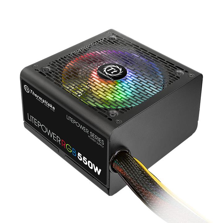 

Блок питания ATX Thermaltake Litepower RGB 550W (230V) PS-LTP-0550NHSANE-1 550W v2.3, A.PFC, вентилятор d120мм, Litepower RGB 550W (230V)