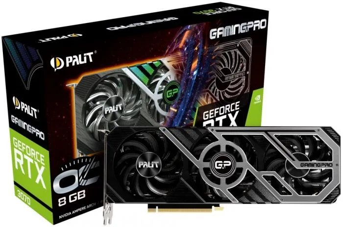 фото Palit GeForce RTX 3070 GamingPro OC (NE63070S19P2-1041A)