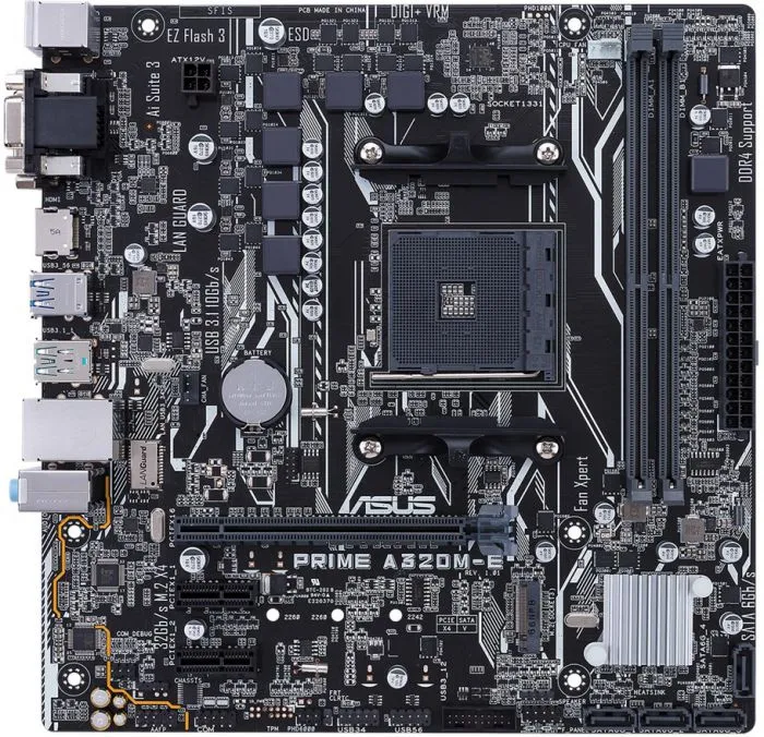 фото ASUS PRIME A320M-E