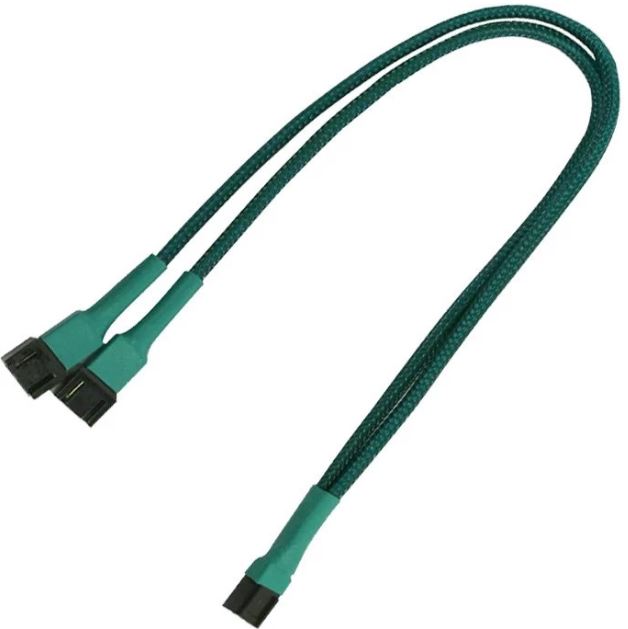 

Разветвитель Nanoxia NX3PY30G 3-pin в 2 х 3-pin, 30см, зеленый, NX3PY30G