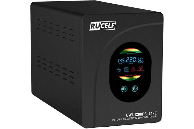 Источник бесперебойного питания RUCELF UWI-1200PS-24-E Line-Interactive, 1200 ВА/900 Вт - фото 1