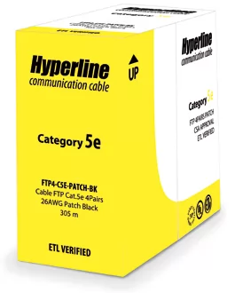 Hyperline FUTP4-C5E-P26-IN-LSZH-BL-100