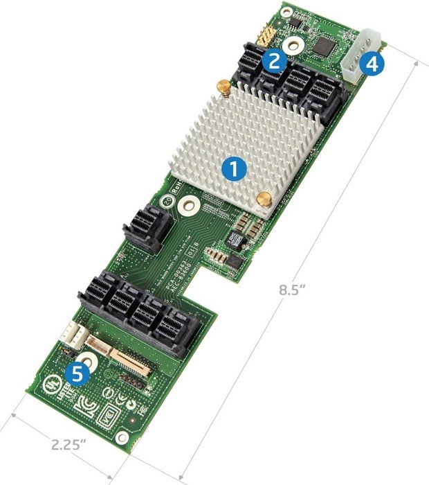 Экспандер Intel RES3TV360 36-port, 12 Gb/s-capable expander card эспандер soft expander размер m цвет зелёный
