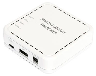 

Коммутатор Cypress CPLUS-31PS сигналов HDMI 2.0, DP 1.4, USB-C 4K/60 (4:4:4) с HDCP 1.x/2.2 в сигнал HDMI, CPLUS-31PS