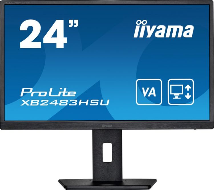 

Монитор 23,8" Iiyama XB2483HSU-B5 черный VA LED 16:9 HDMI M/M матовая HAS Piv 250cd 178гр/178гр 1920x1080 75Hz DP FHD USB 5.5кг, XB2483HSU-B5