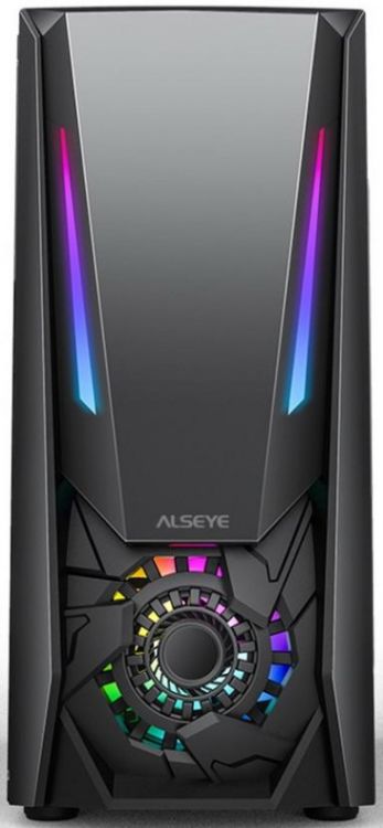 

Корпус ATX ALSEYE REACTOR черный, без БП, боковая панель из закаленного стекла, USB 3.0, 2*USB 2.0, audio, REACTOR