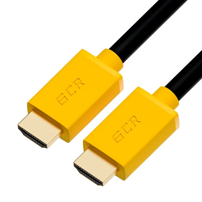 

Кабель интерфейсный HDMI Greenconnect GCR-HM440-3.0m версия 1.4, черный, желтые коннекторы, OD7.3mm, 30/30 AWG, позолоченные контакты, Ethernet 10.2 Г, GCR-HM440-3.0m