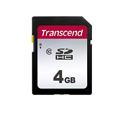 Карта памяти 4GB Transcend TS4GSDC300S SDHC, UHS-I Class U1, 95Мб/с/45Мб/с - фото 1