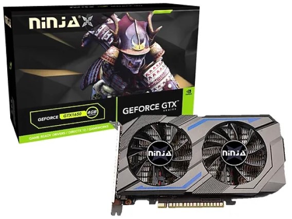 

Видеокарта PCI-E Sinotex GeForce GTX 1650 Ninja (NK165DF46F) 4GB GDDR6 128bit 12nm, GeForce GTX 1650 Ninja (NK165DF46F)