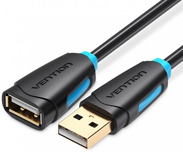 цена Кабель Vention CBCBI удленитель USB 2.0 AM/AF - 3м Черный