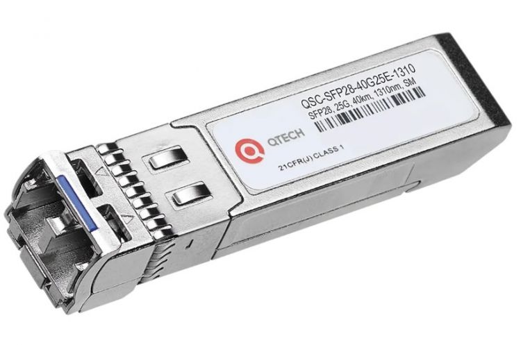 

Модуль QTECH QSC-SFP28-40G25E-1310 оптический SFP28, 25G, 40км, 1310нм, LC, QSC-SFP28-40G25E-1310